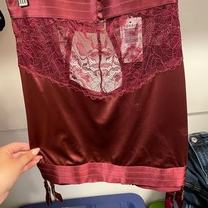 Torrid spanking skirt/garter belt
